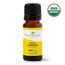 Lataa kuva Galleria-katseluun, Sitruuna (Lemon) eteerinen öljy (Citrus x limon) 10ml, luomu
