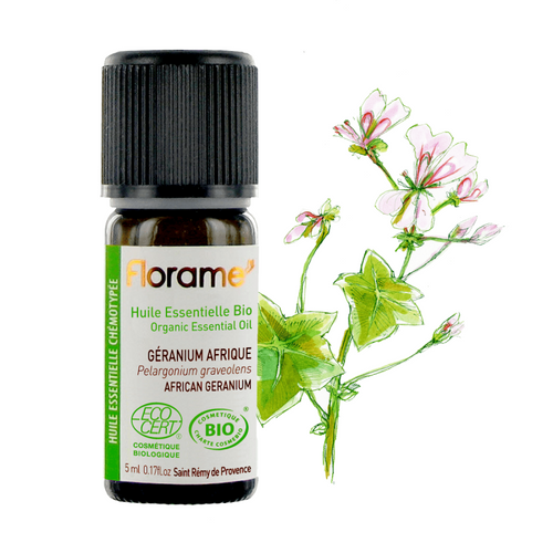 Orgaaninen Afrikan geranium-eteerinen öljy 5ml - Hahtuva