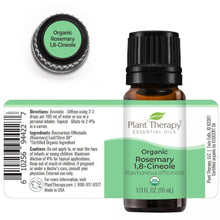 Lataa kuva Galleria-katseluun, Rosmariini eteerinen öljy (Rosmarinus officinalis) 10ml, luomu - Hahtuva
